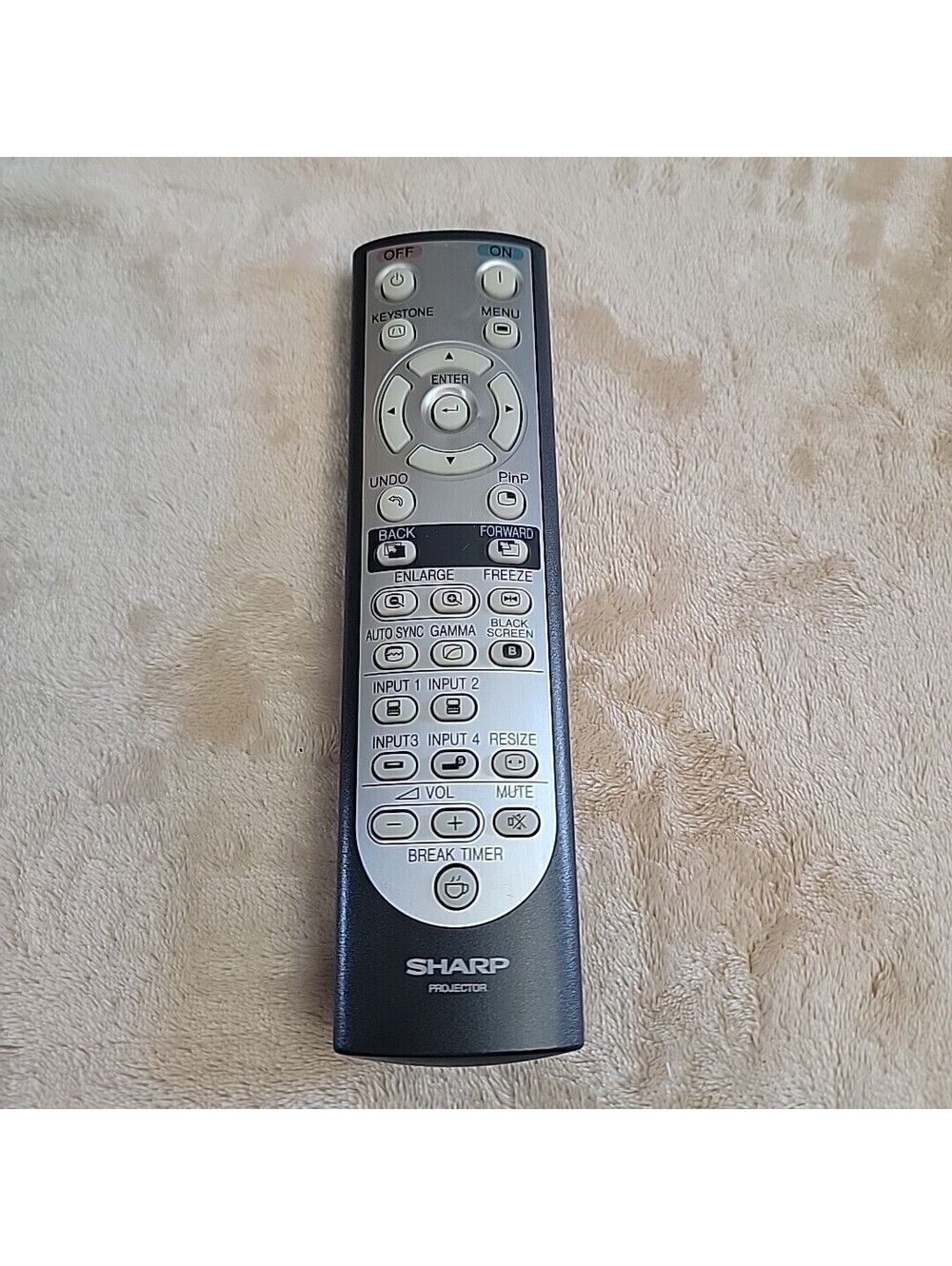 Sharp RRMCGA029WJSA Projector Remote Control